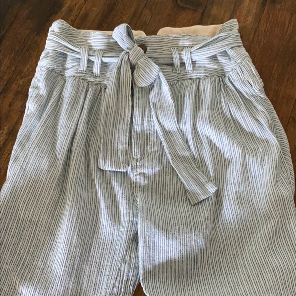 Free People Rumors Yarn Dye Harem Pants - Picture 2 of 8
